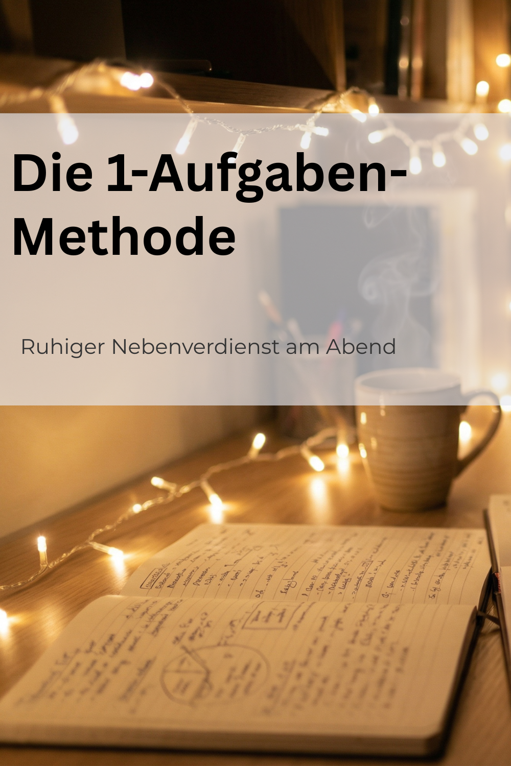Die 1-Aufgaben-Nebenverdienst-Methode für stressfreie Abende