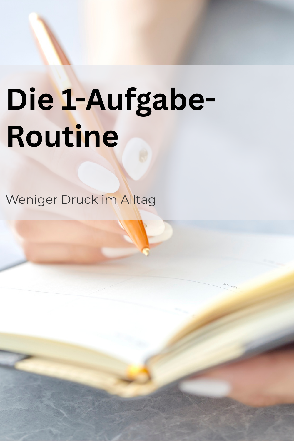 Die 1-Aufgabe-Routine für Tage mit zu vielen To-dos