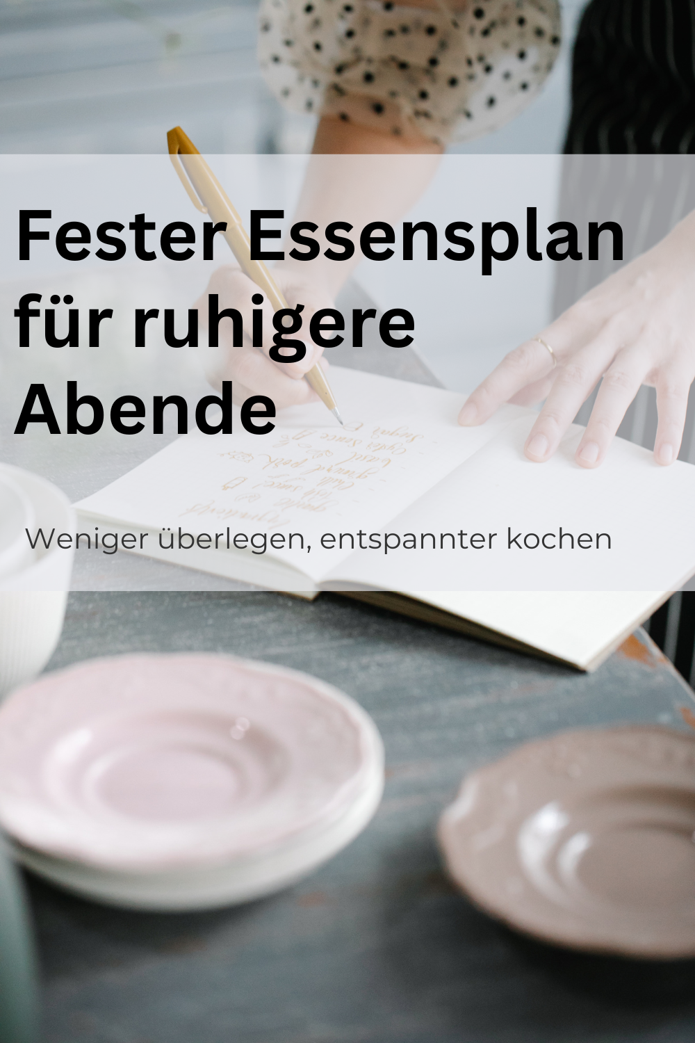 Der feste Wochentag-Plan: So musst du nie mehr überlegen, was es abends gibt