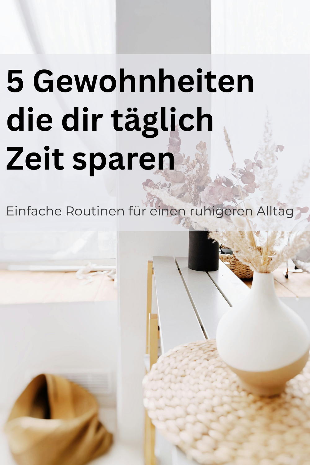 5 kleine Gewohnheiten, die dir jeden Tag Zeit sparen