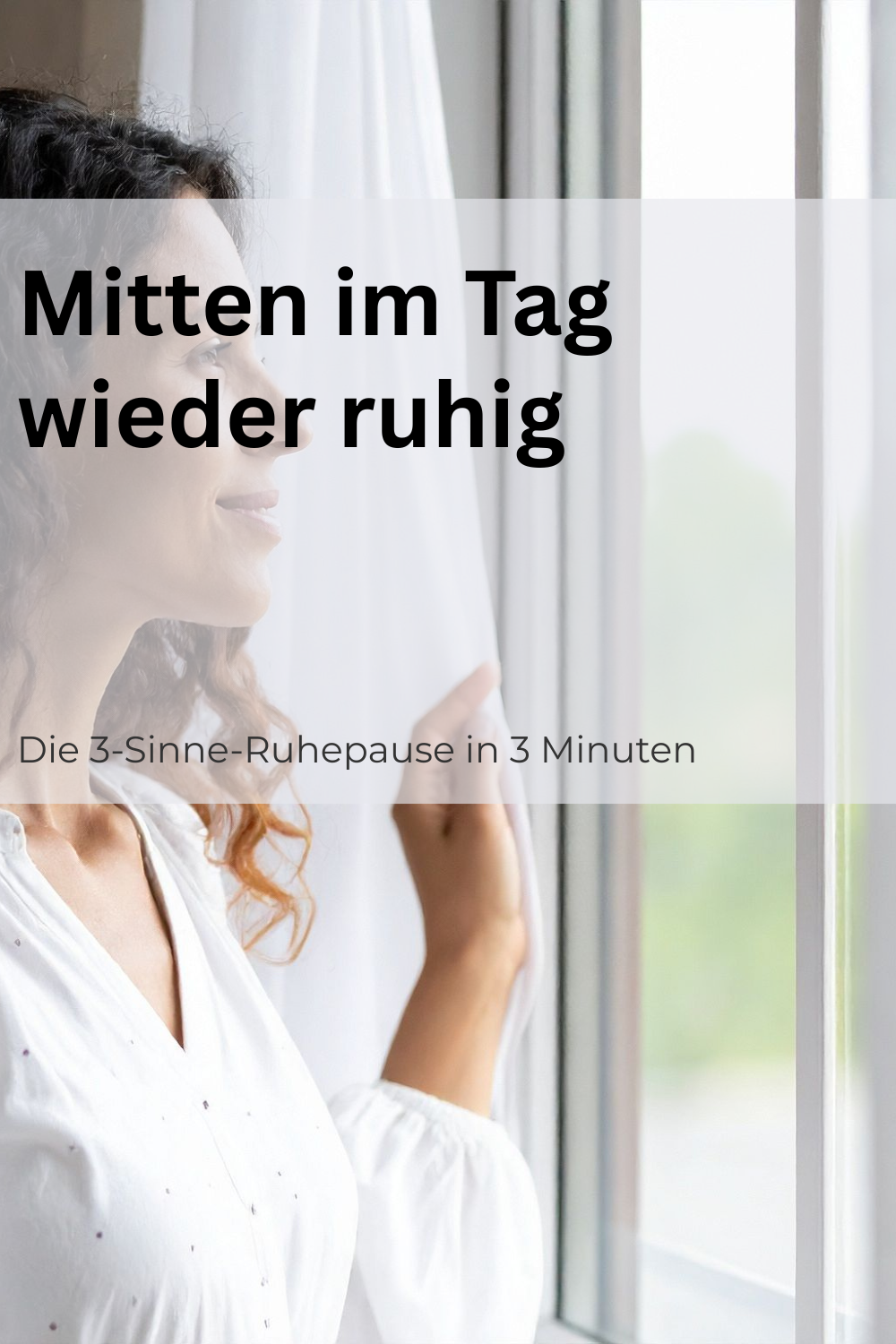 Die 3-Sinne-Ruhepause: So beruhigst du dich mitten im Tag