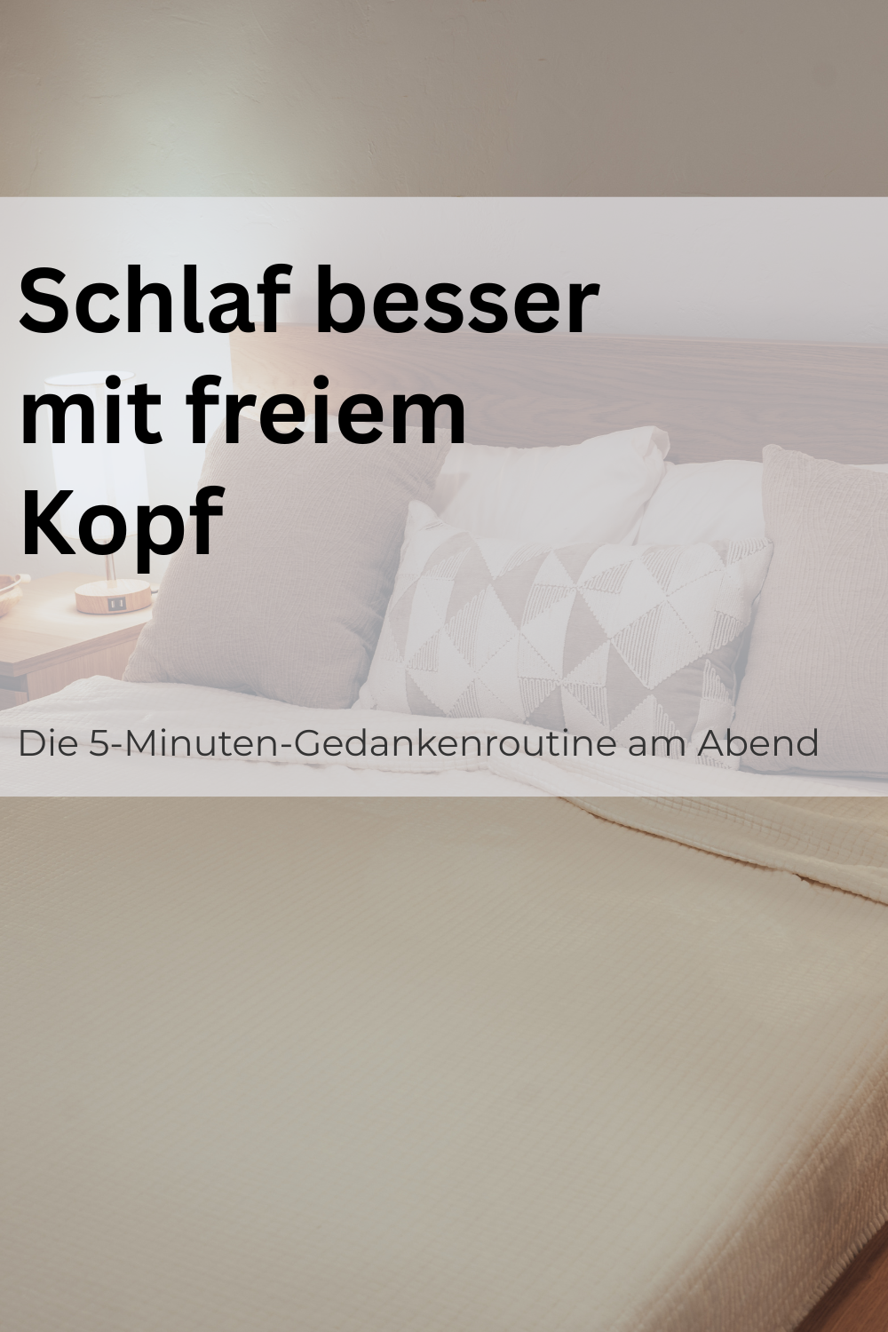 Die Gedanken-Entlade-Routine: So schläfst du mit freiem Kopf ein