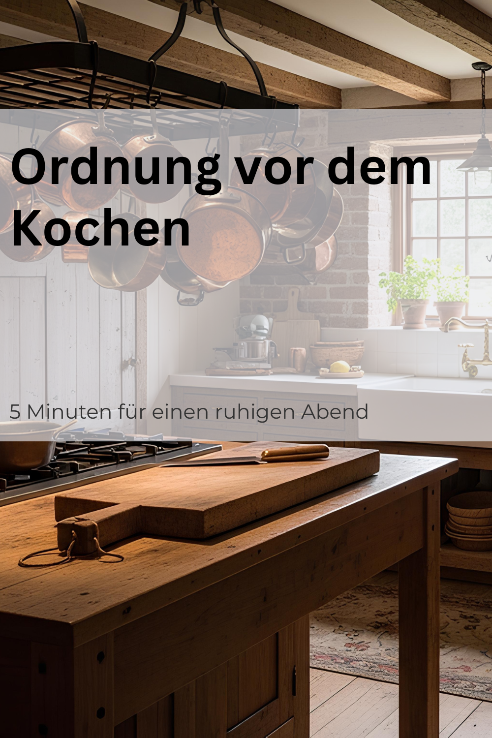 Der 5-Minuten-Küchen-Reset vor dem Kochen