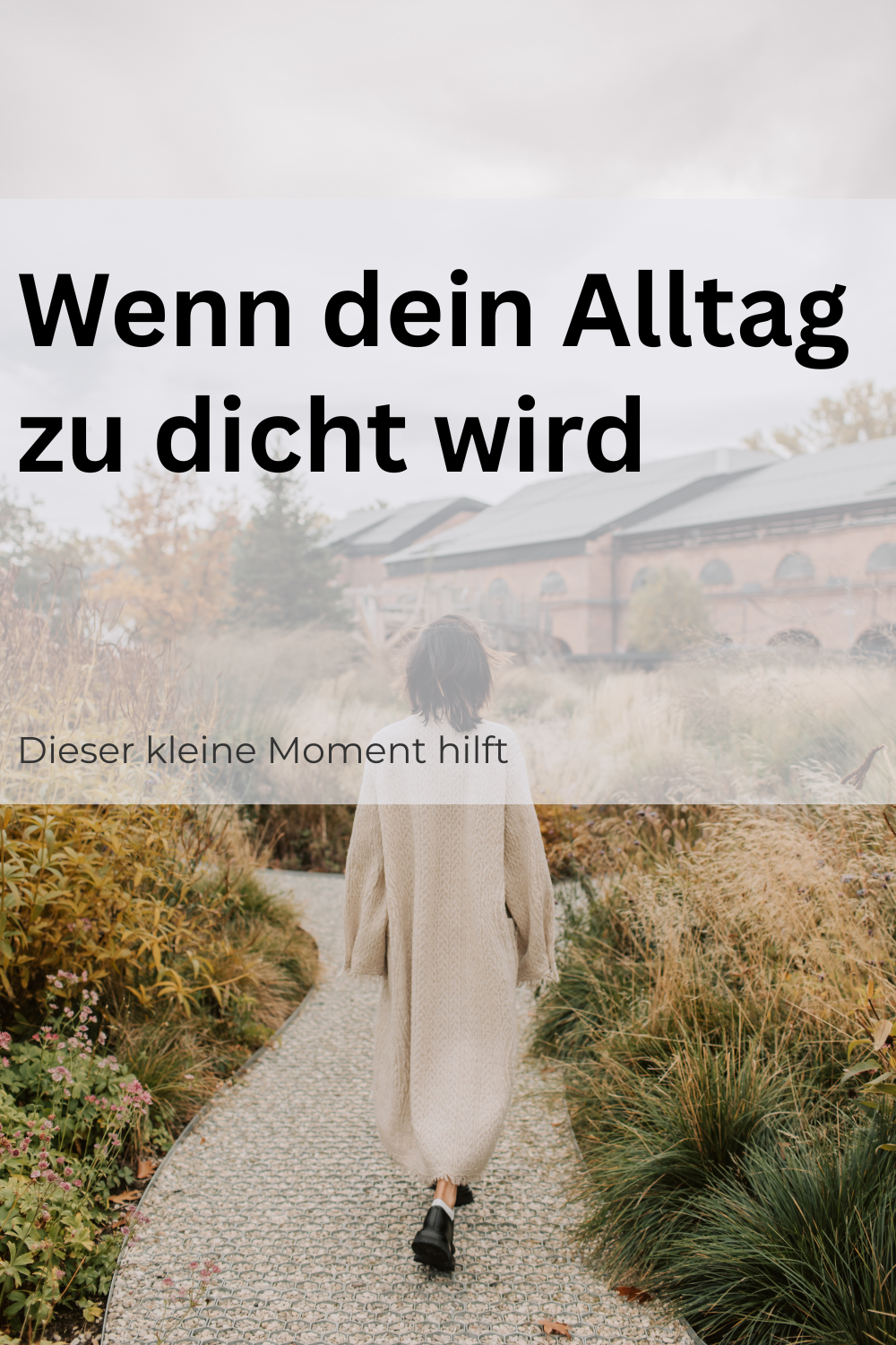 Die Leere-Minute zwischen zwei Dingen