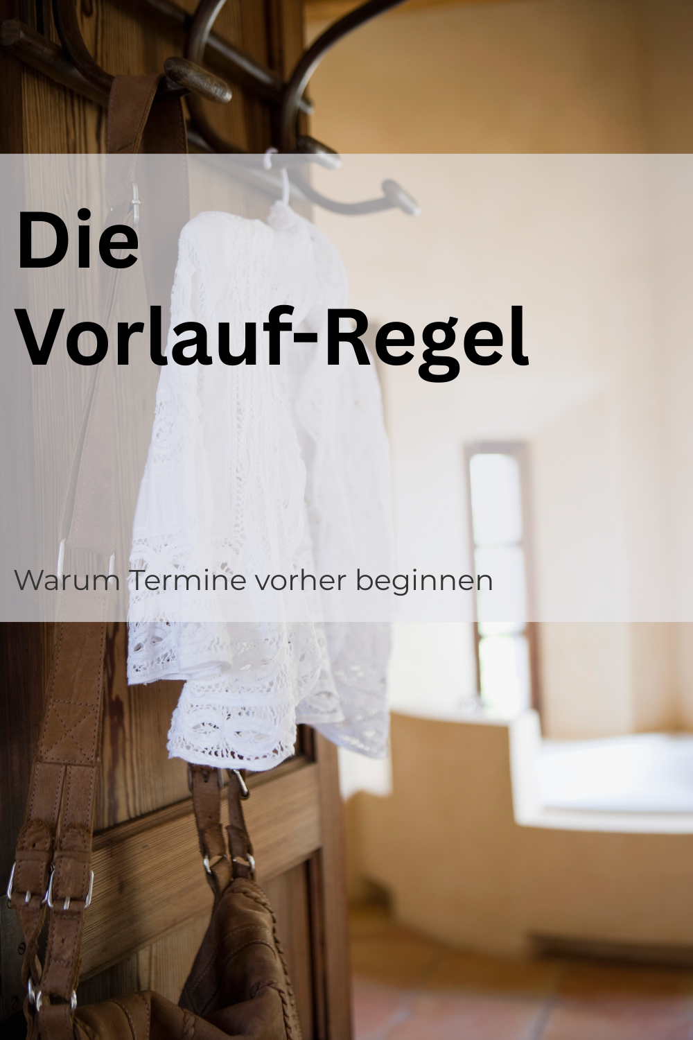 Die Vorlauf-Regel: Warum Termine erst leicht werden, wenn du den Vorbereitungspunkt mitplanst